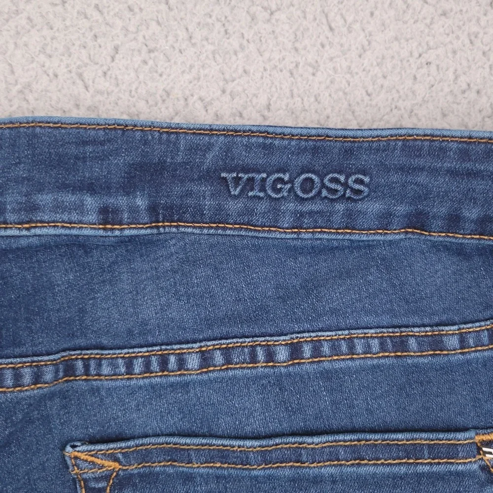 VIGOSS Jeans Size 20 Jagger Boot Cut Classic Fit Dark Wash Stretch Denim